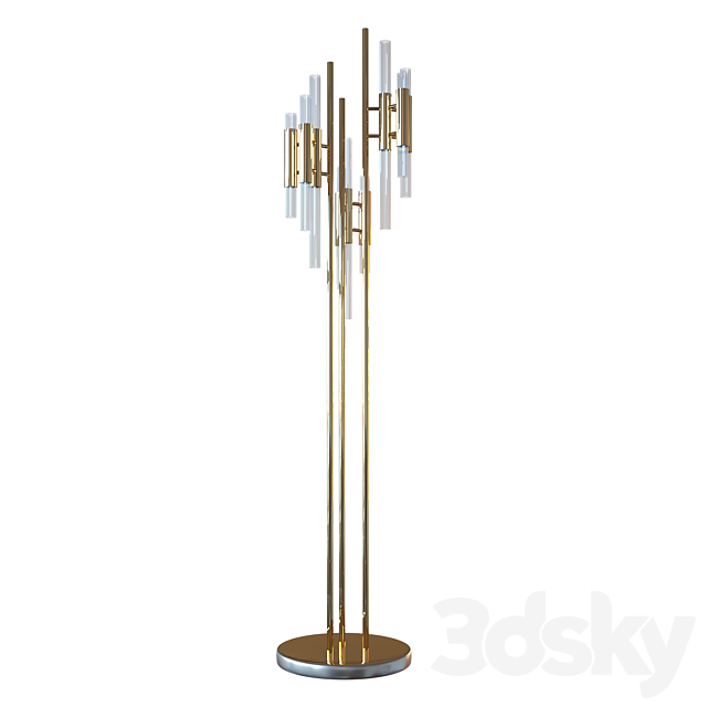 Luxxu WATERFALL floor lamp 3DSMax File - thumbnail 1