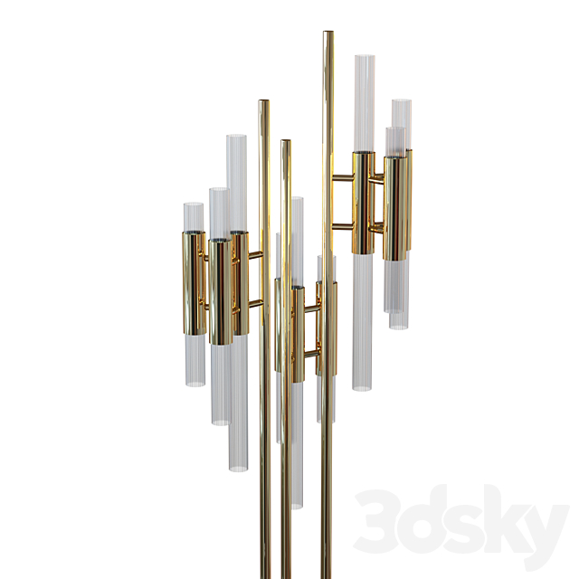 Luxxu WATERFALL floor lamp 3DSMax File - thumbnail 2