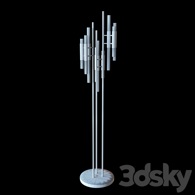 Luxxu WATERFALL floor lamp 3DSMax File - thumbnail 3