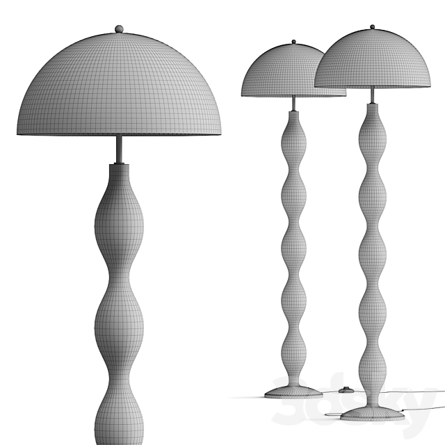 MakeBelieve Drop Floor Lamp 3ds Max - thumbnail 3