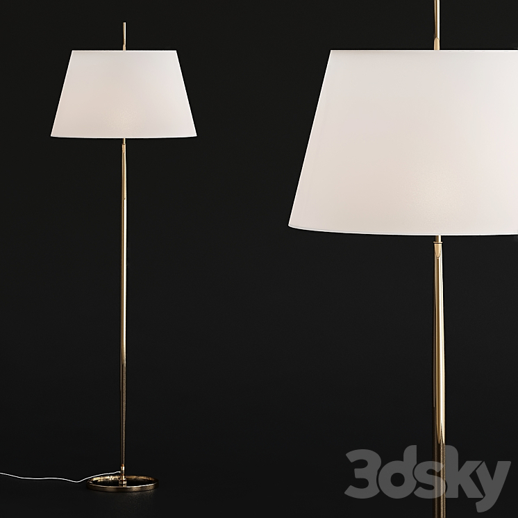 Malin Floor Lamp – Arteriors 3DS Max - thumbnail 1