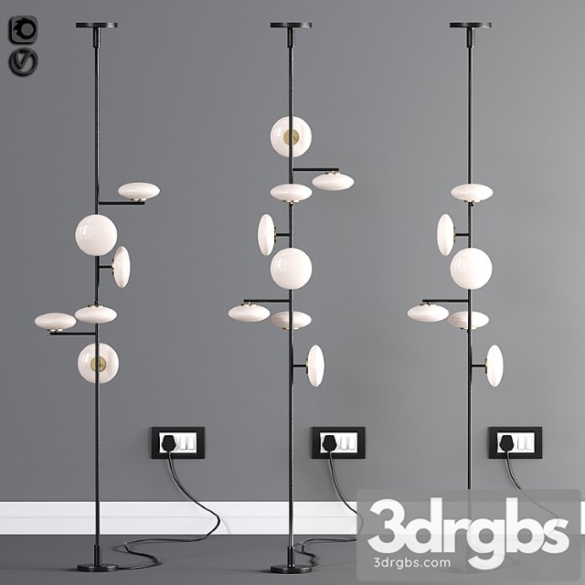 Mami floor lamp 3dsmax Download - thumbnail 1