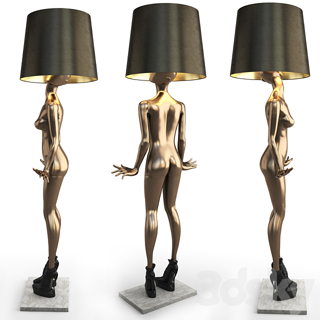 MANNEQUIN FLOOR LAMP FREDERIKA 3DS Max Model - thumbnail 3