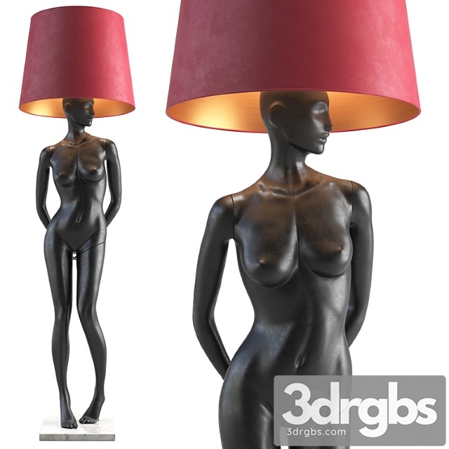 Mannequin floor lamp rebekka - thumbnail 1