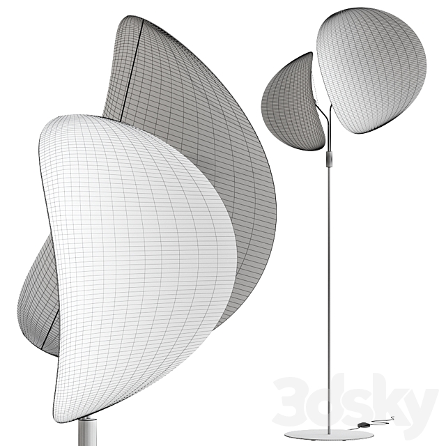 Manta Floor Lamp by bs living 3DSMax File - thumbnail 3