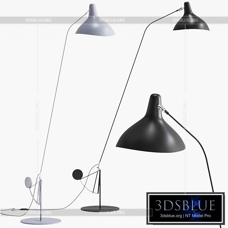 Mantis Bs1 B Bl by Dcw Editions Floor Lamp 3DS Max - thumbnail 3