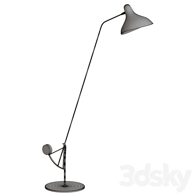 Mantis BS1B Floor Lamp 3DS Max Model - thumbnail 2