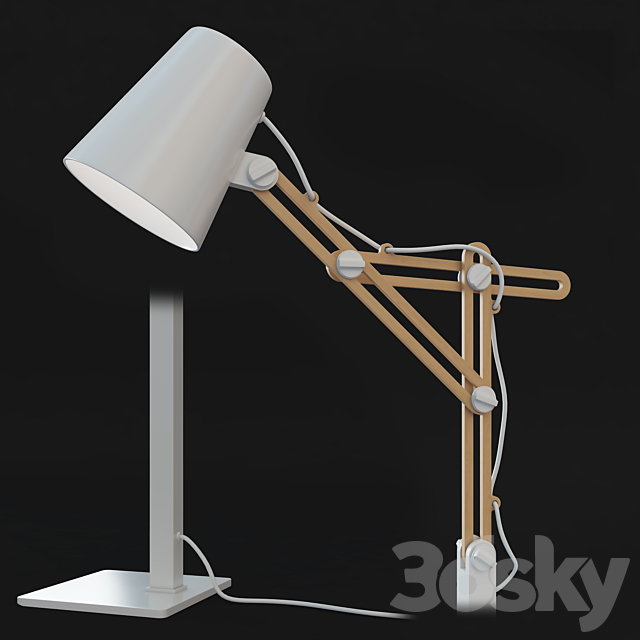 Mantra Looker Floor Lamp 3DS Max Model - thumbnail 2