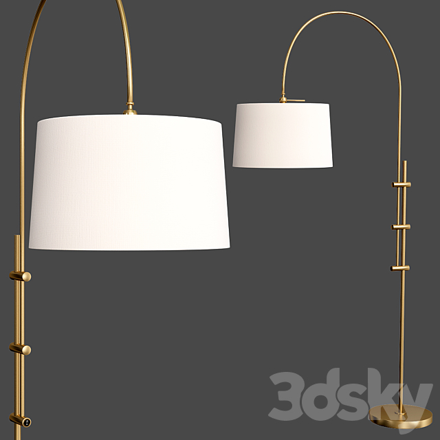 Maren arc floor lamp 3DSMax File - thumbnail 2