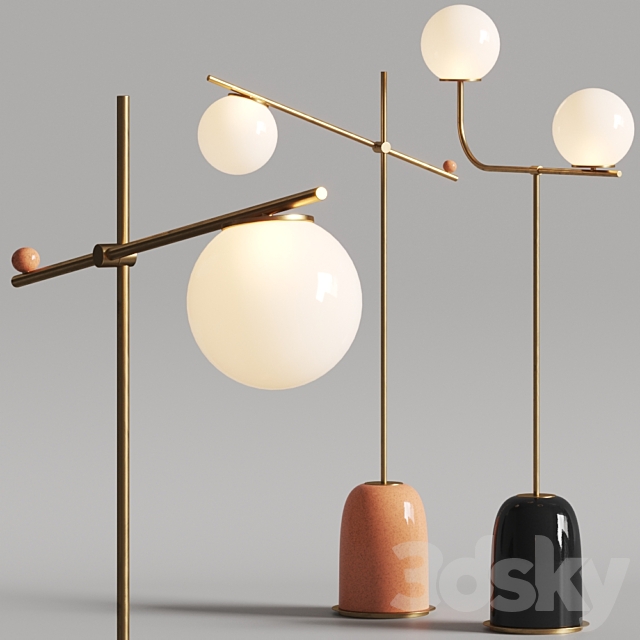 Marioni Pins Floor Lamps 3DSMax File - thumbnail 1