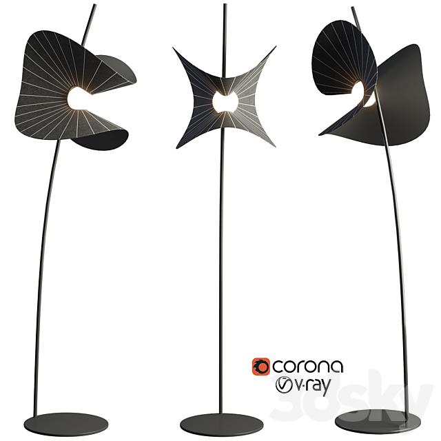 MARIPOSA FLOORLAMP 3DSMax File - thumbnail 1