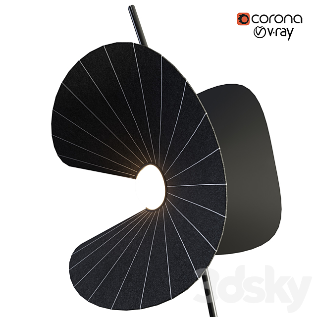 MARIPOSA FLOORLAMP 3DSMax File - thumbnail 2