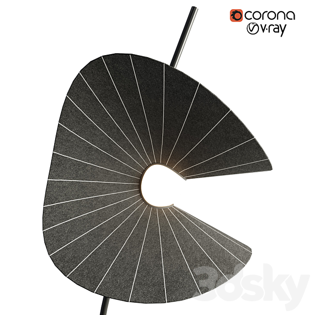 MARIPOSA FLOORLAMP 3DSMax File - thumbnail 3