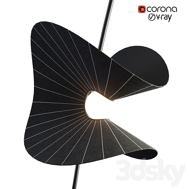 MARIPOSA FLOORLAMP 3DSMax File - thumbnail 4