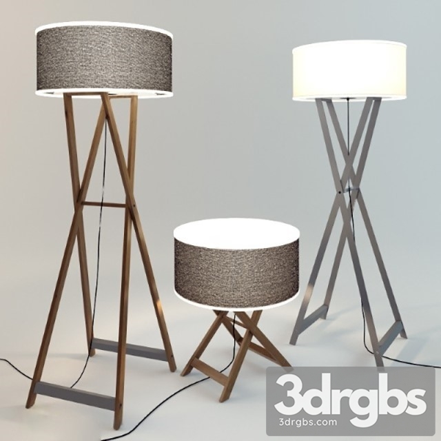 Marset Cala Floor Lamp 3dsmax Download - thumbnail 1