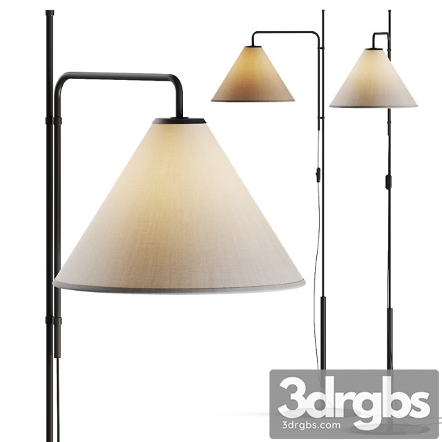 Marset Funiculi Fabric Floor Lamp 3dsmax Download - thumbnail 1