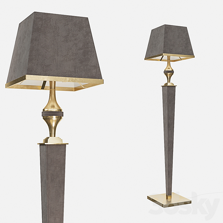 Masiero Darshan STL floor lamp 3DS Max - thumbnail 1