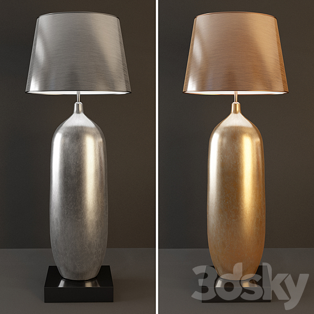 Maxlight Class floor lamp (silver and gold) 3DSMax File - thumbnail 1