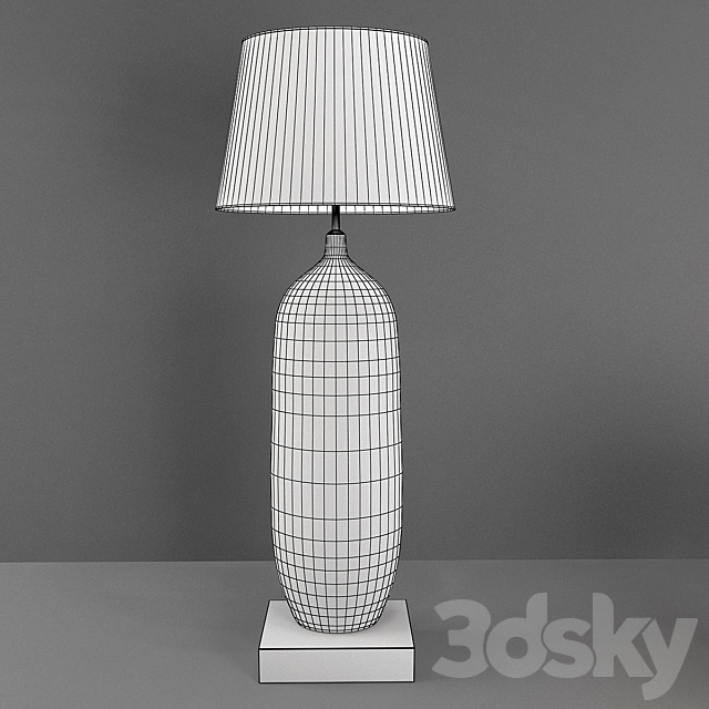 Maxlight Class floor lamp (silver and gold) 3DSMax File - thumbnail 2