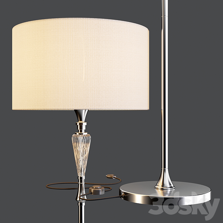 Maytoni: Floor Lamp – Alicante (MOD014-FL-01-N) 3DS Max - thumbnail 1