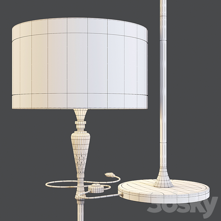 Maytoni: Floor Lamp – Alicante (MOD014-FL-01-N) 3DS Max - thumbnail 2