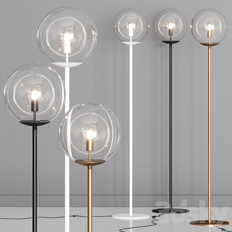 Metal Lux Global Floor Lamps 3DS Max - thumbnail 1