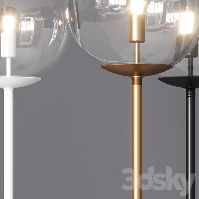 Metal Lux Global Floor Lamps 3DSMax File - thumbnail 3