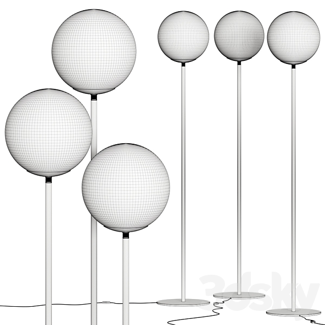 Metal Lux Global Floor Lamps 3DSMax File - thumbnail 4