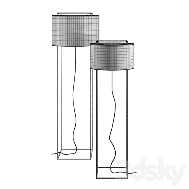 Metalarte _ Lewit Floor lamp 3DSMax File - thumbnail 3