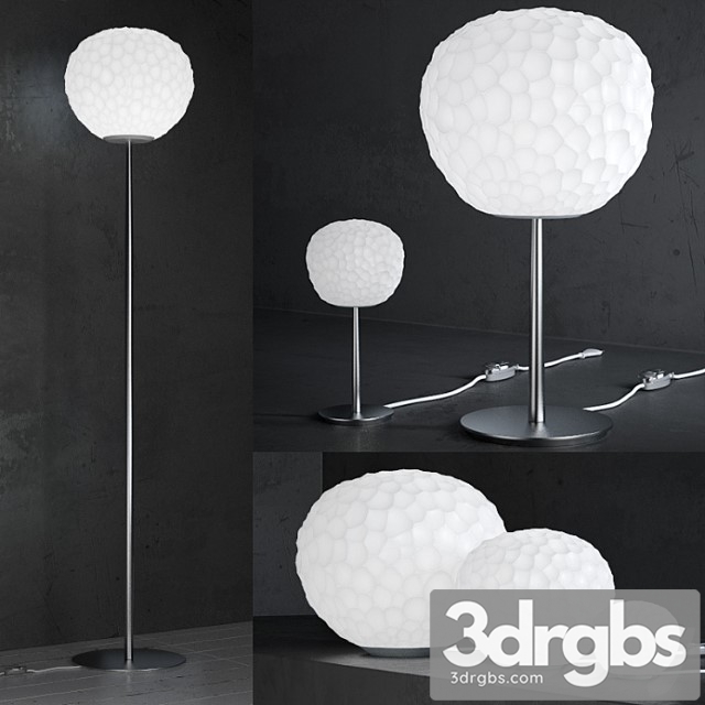 Meteorite lamp – floor and table collection 3dsmax Download - thumbnail 1