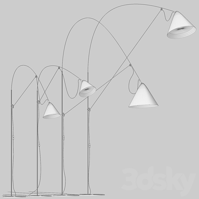 Midgard AYNO floor lamp 3DSMax File - thumbnail 3