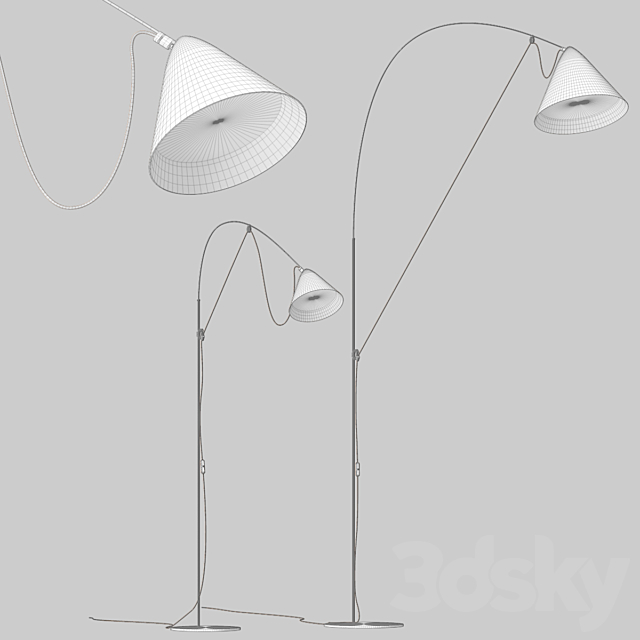 Midgard AYNO floor lamp 3DSMax File - thumbnail 4