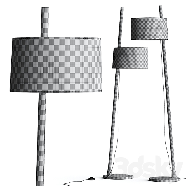 Milan Iluminacion Linood Floor Lamp 3DSMax File - thumbnail 3