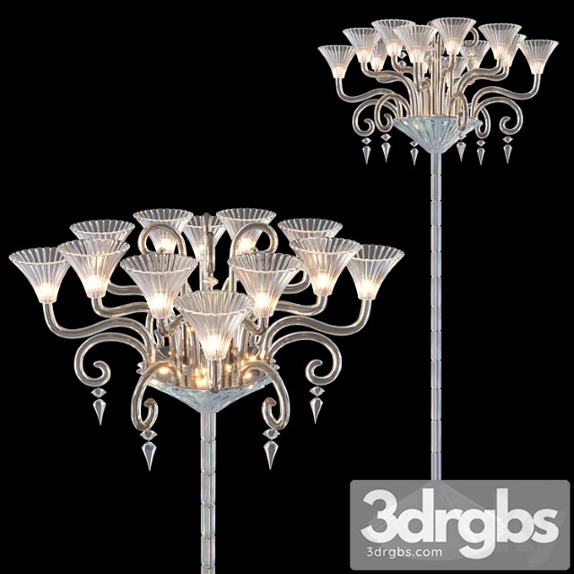 Mille nuits floor candelabra 12l - thumbnail 1