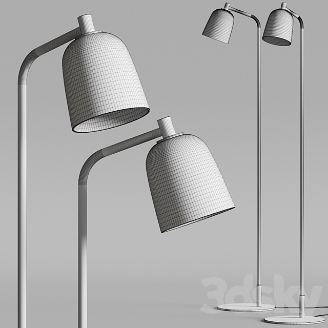 Millelumen Casablanca Clavio Floor Lamp 3DSMax File - thumbnail 3