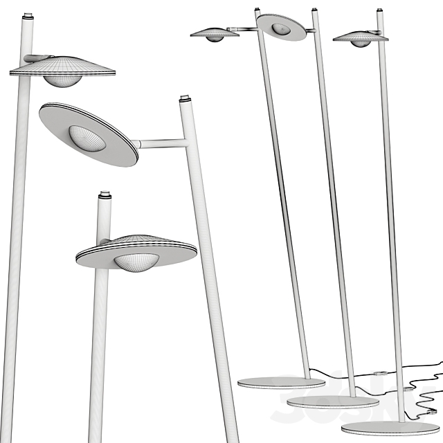 Millelumen Casablanca Rising Floor Lamps 3DSMax File - thumbnail 4