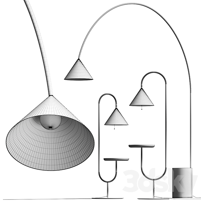 Miniforms Ozz Floor Lamps Collection 3DSMax File - thumbnail 5