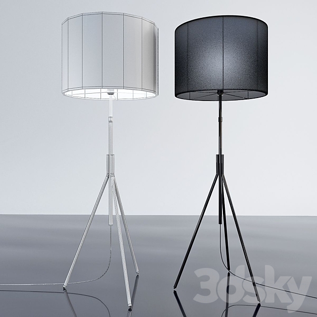 Model SLING floor lamp from the company MARKSLOJD Sweden. 3DS Max Model - thumbnail 2