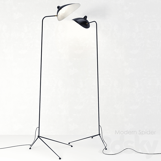 Modern Spider_floor lamp 3DSMax File - thumbnail 1