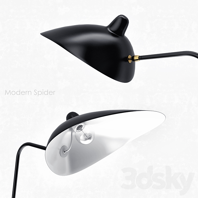 Modern Spider_floor lamp 3DSMax File - thumbnail 2