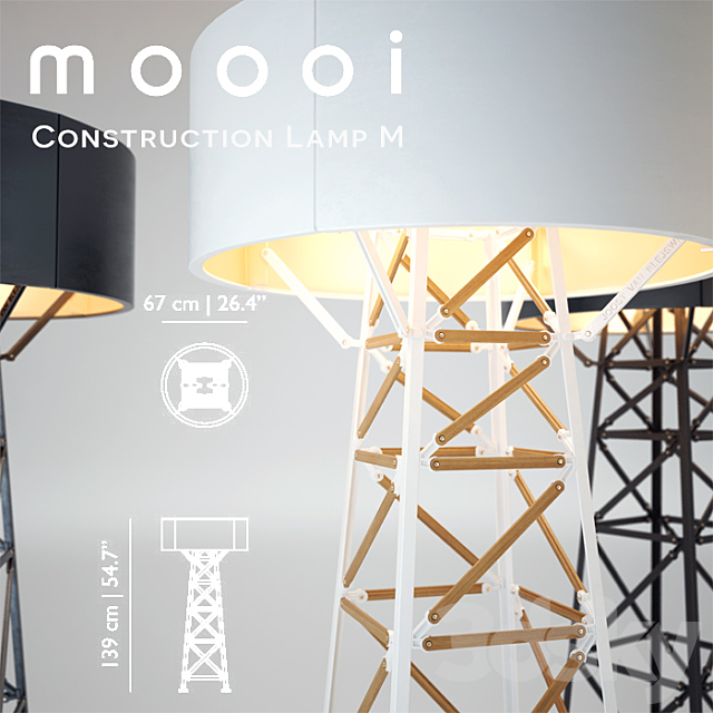 Moooi Construction Lamp M 3ds Max - thumbnail 2