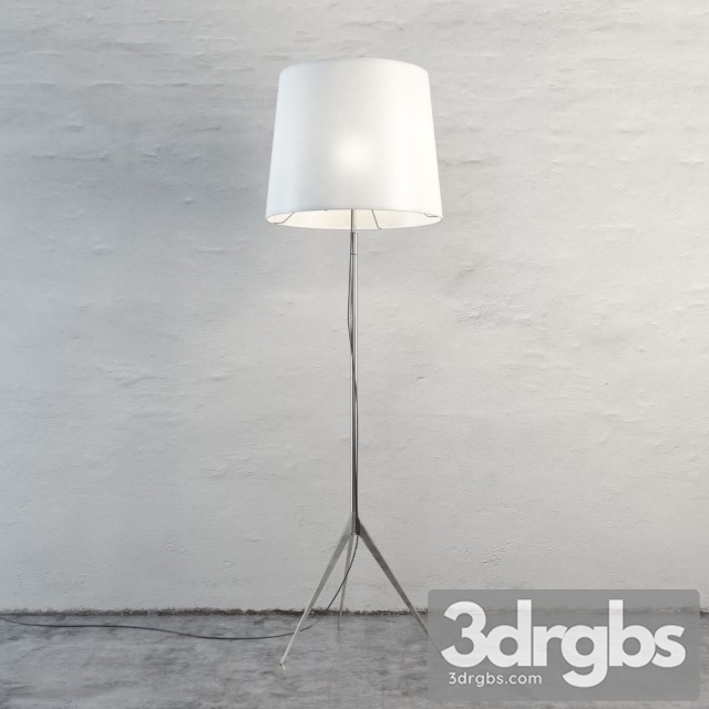 Moooi Double Shade Floor Lamp 3dsmax Download - thumbnail 1