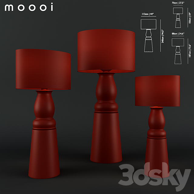 moooi farooo 3ds Max - thumbnail 2