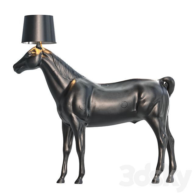 Moooi Horse Lamp Lowpoly + PBR 3DS Max Model - thumbnail 2