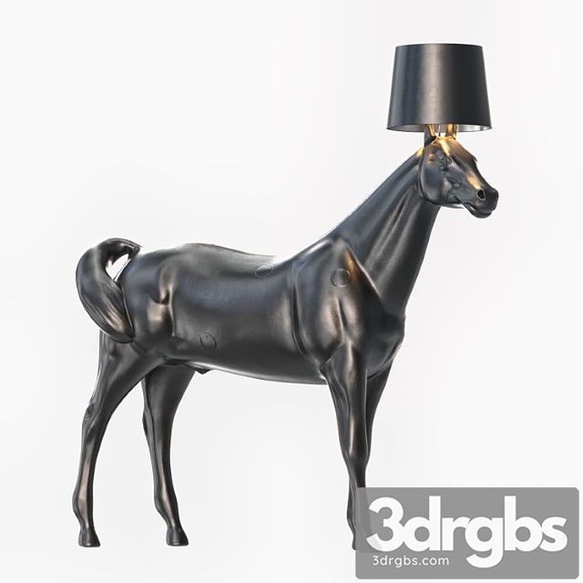 Moooi horse lamp lowpoly + pbr 3dsmax Download - thumbnail 1