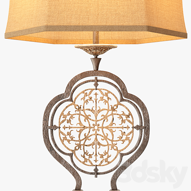 Murray Feiss Marcella 1Lt Floor Lamp 3ds Max - thumbnail 3