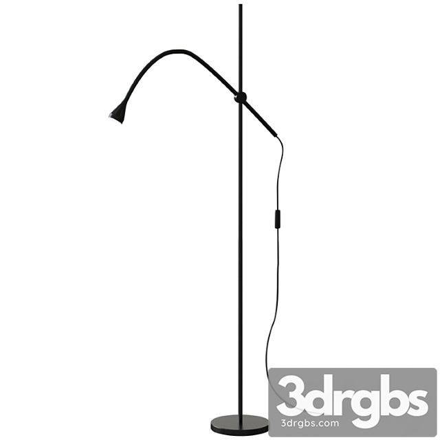 Na?vlinge nevlinge floor lamp, led, black - thumbnail 1