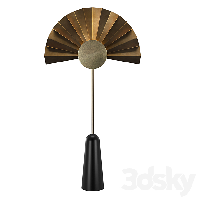 NEGRESCO FLOOR LAMP 3DS Max Model - thumbnail 2