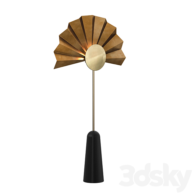 NEGRESCO FLOOR LAMP 3DS Max Model - thumbnail 3