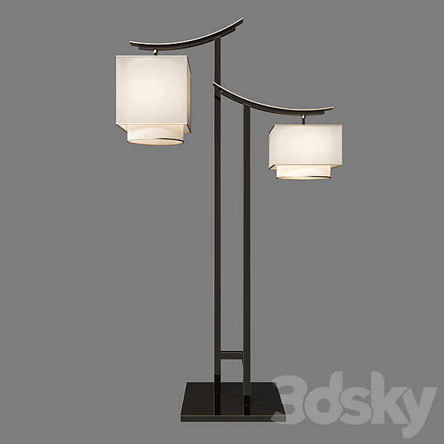 New chinese floor lamp 3DSMax File - thumbnail 1